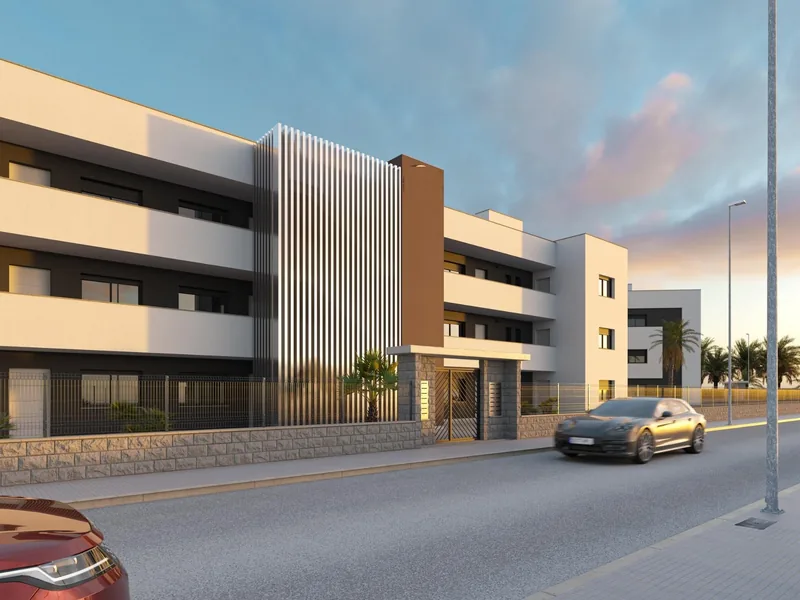 Nieuwbouw appartementen met toeristische vergunning en uitzicht op de lagune in El Raso Guardamar del Segura