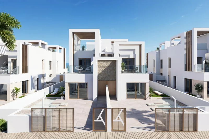 Nieuwbouwwoningen met privézwembad bij Serena Golf-Los Alcazares