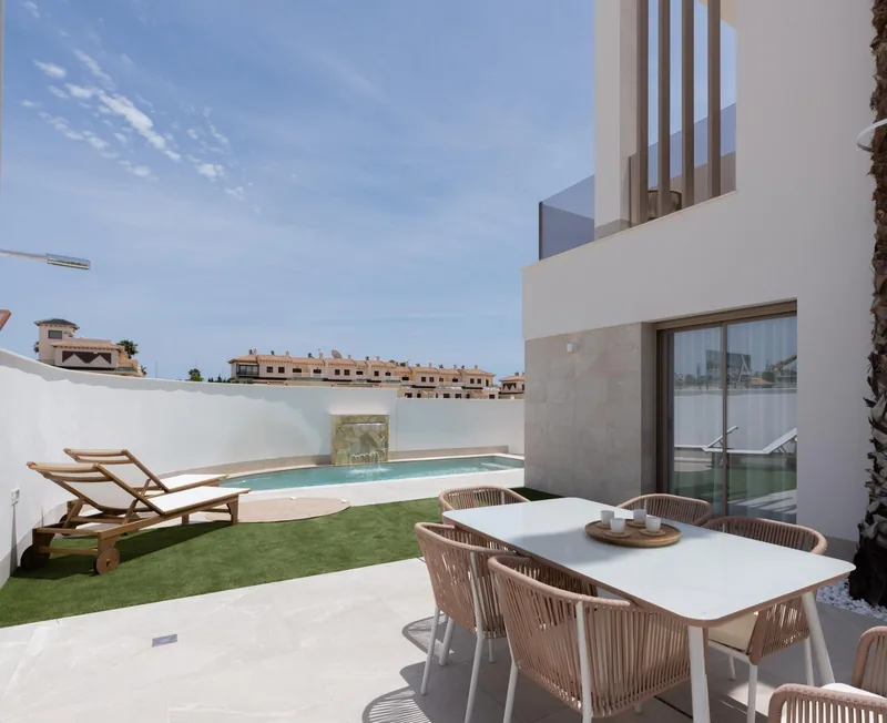 Nieuwbouwwoningen met privézwembad bij Serena Golf-Los Alcazares