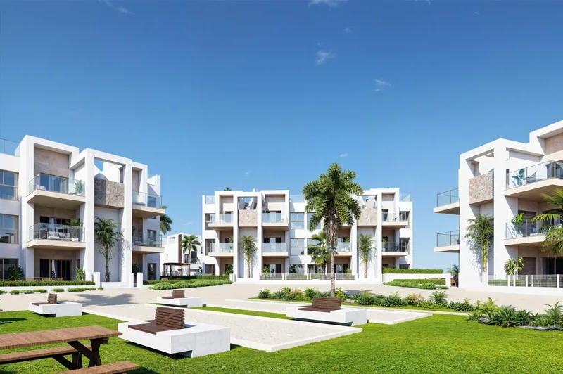 Nieuwbouw resortappartementen bij La Serena Golf-Los Alcazares vlakbij het strand