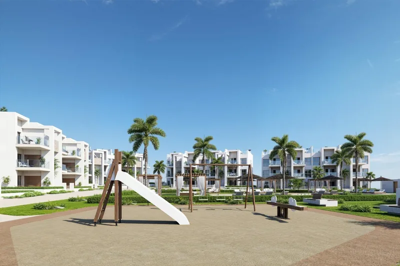 Nieuwbouw resortappartementen bij La Serena Golf-Los Alcazares vlakbij het strand