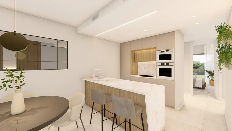 Nieuwbouw resortappartementen bij La Serena Golf-Los Alcazares vlakbij het strand