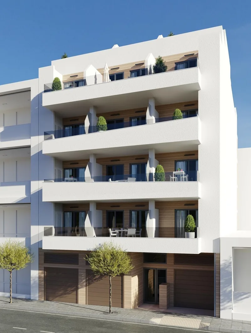 Nieuwbouwappartementen in Torrevieja Op slechts 600 m van het strand Playa del Cura