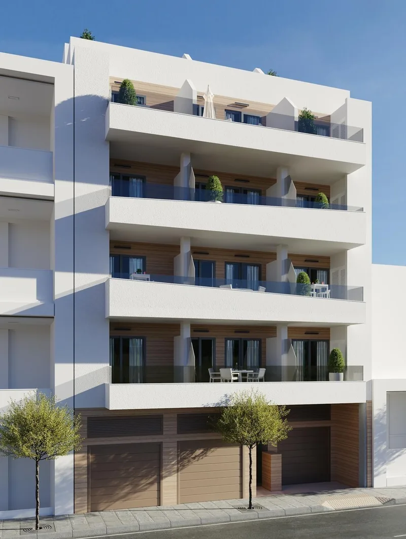 Nieuwbouwappartementen in Torrevieja Op slechts 600 m van het strand Playa del Cura