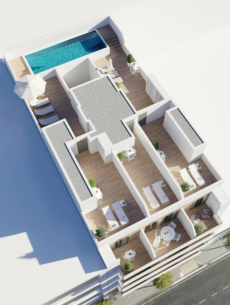 Nieuwbouwappartementen in Torrevieja Op slechts 600 m van het strand Playa del Cura