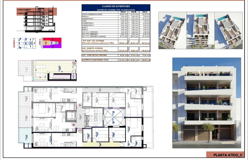 Nieuwbouwappartementen in Torrevieja Op slechts 600 m van het strand Playa del Cura